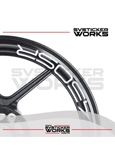 Cfmoto 450sr Sticker Jant İçi Yazı 8 Adet Set Sticker Etiket