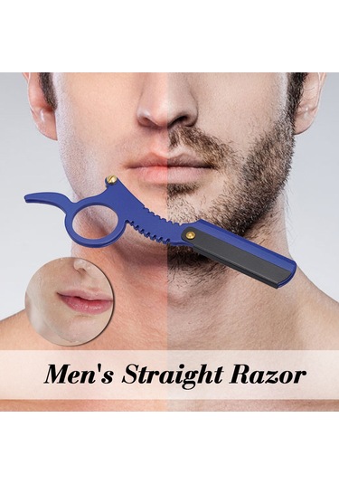 Gajeena Paslanmaz Çelik Erkek Tıraş Bıçağı - Ergonomik Saplı, Taşınabilir Ve Şık