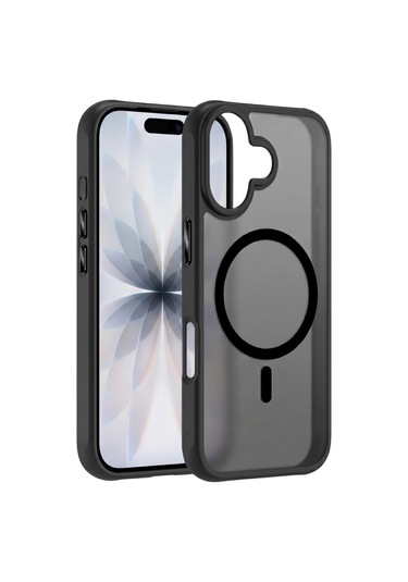 Ps iPhone Uyumlu 17 Mist Serisi Magsafe Kılıf - Siyah