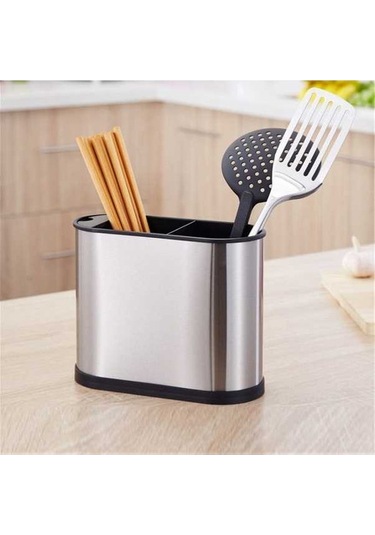Dancemonkey Paslanmaz Çelik Küçük Mutfak Ev Sofra Saklama Kutusu Gri