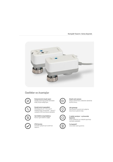 Resideo Mslf-b030-151 M6410c2031 3yollu Vana Motoru - 24v - Yeni Model