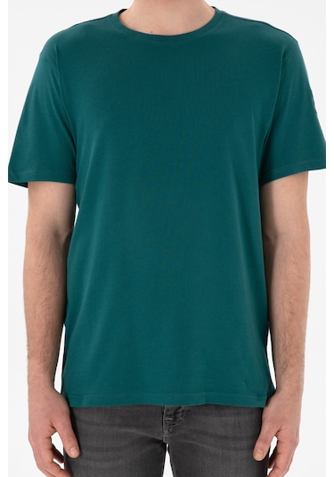 U.S. Polo Assn. Erkek Regular Fit Bisiklet Yaka Koyu Yeşil Basic Tişört 50305985-VR101 U.S. Polo Assn. Erkek Regular Fit Bisiklet Yaka Koyu Yeşil Basic Tişört 50305985-VR101