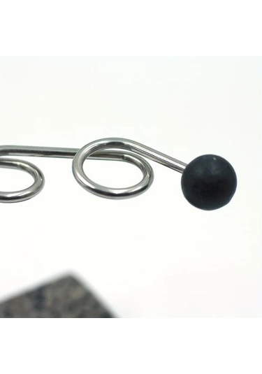 Elmpaly Siyah Granit Diş Fırçası Tutucu - 304 Paslanmaz Çelik Banyo Düzenleyici, Minimal Masaüstü Organizer Siyah