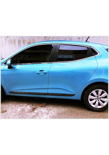 Renault Clio 5 Hb Krom Cam Çerçevesi 12 Prç 2020 Üzeri P.Çelik