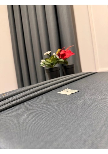 Nivemeshome Gri 140x220 Keten Masa Örtüsü Gri