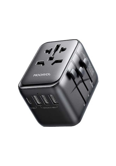 Ebitda Joyroom Jr-tcw01 17w Evrensel Seyahat Adaptörü Siyah - 200 Ülke İçin Uygun