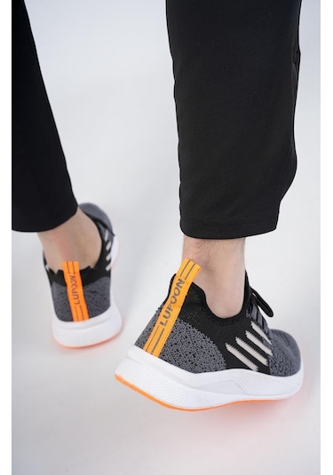 Muggo Ultraboost Unisex Ortopedik Günlük Garantili Yürüyüş Koşu Sneaker Spor Ayakkabı Füme