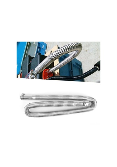 Reedark Stainless Steel Park Heater Exhaust Pipe - 2.5cm Inner Diameter, 120cm Length, Durable & Corrosion Resistant For Diesel Air Heaters