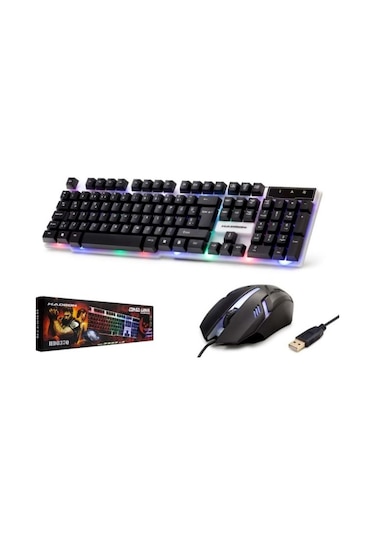 Hadron HD837Q/20 Ledli Oyuncu Q Klavye Mouse Set