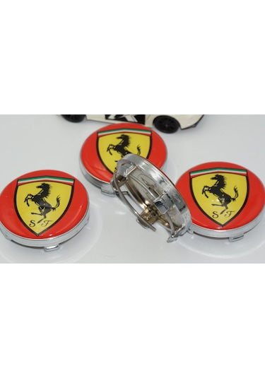 Dk Tuning Ferrari Jant Göbeği Kapak Seti 60mm