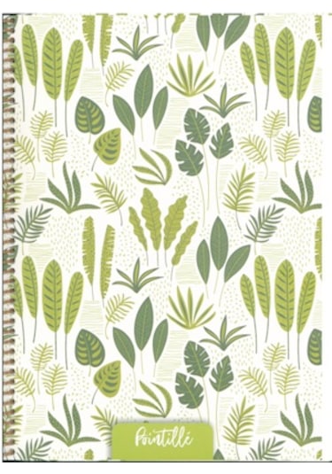 Keskin Color 20 28 80yp.spiralli Noktalı Karton Kap.defter Yeşil