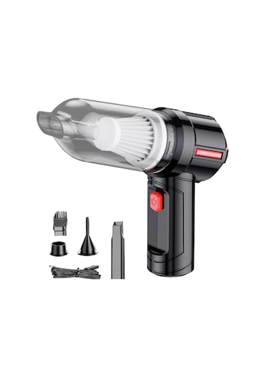 Xindoker Kablosuz Araç Süpürgesi Ve Şişirme Aleti - Güçlü Emiş, Çok Fonksiyonlu, Şarj Edilebilir