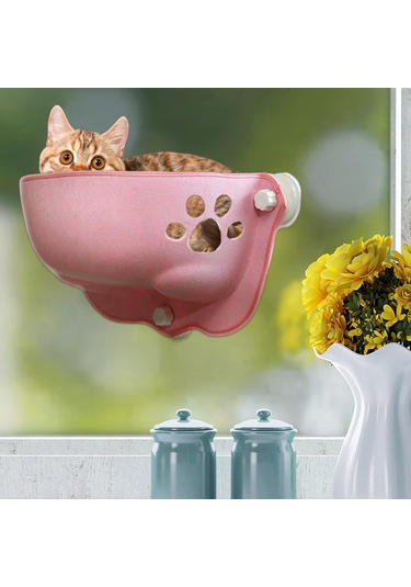 Suntek Küçük Orta Büyük Kediler İçin Kedi Yatağı Pembe