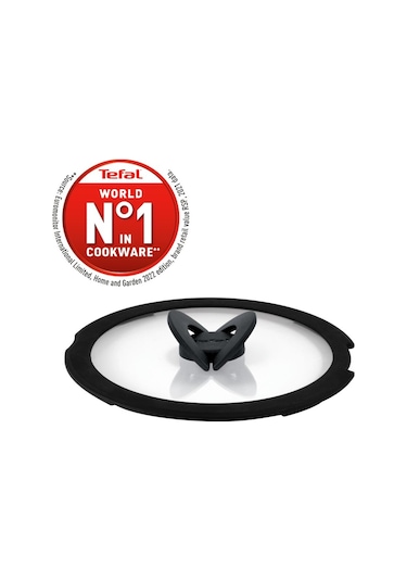 Tefal Ingenio Cam Kapak 16 Cm 001 Siyah
