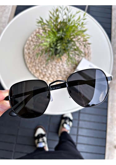 Watchofroyal Hexa Round Siyah Unisex Güneş Gözlüğü