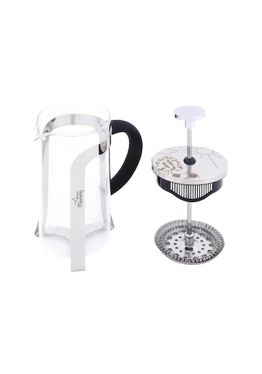 Any Morning Fy450 Kahve Ve Bitki Çayı İçin french Press 600 ML Gri