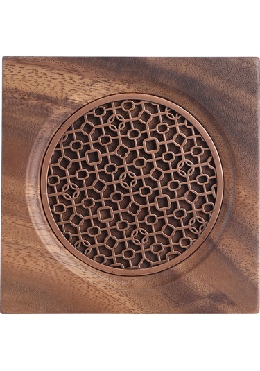 Symbee Ahşap Ve Metal Isı Yalıtımı Fincan Altlığı, Ev Ve Çay Odası İçin Pratik Ve Estetik Çay Seti Aksesuarı Diğer