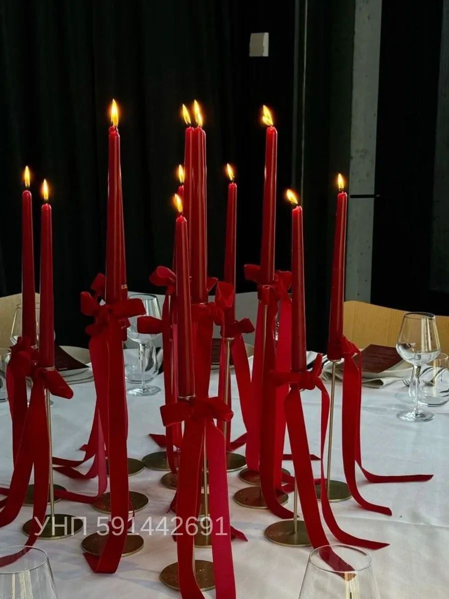 Bolsıus Antik Yılbaşı Mumları 198890392 Kirmızı