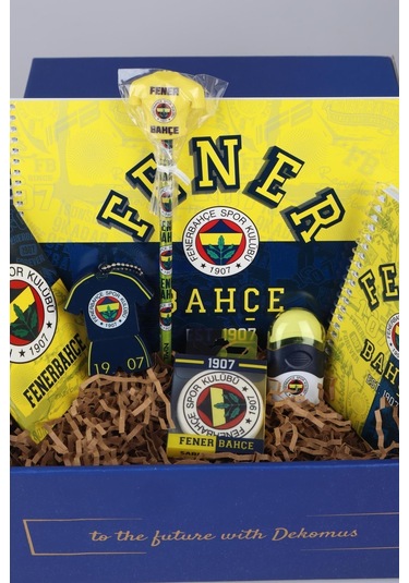 Dekomus İle Özel Kutulu Yeni Sezon Lisanslı Fenerbahçe Full Kırtasiye Seti