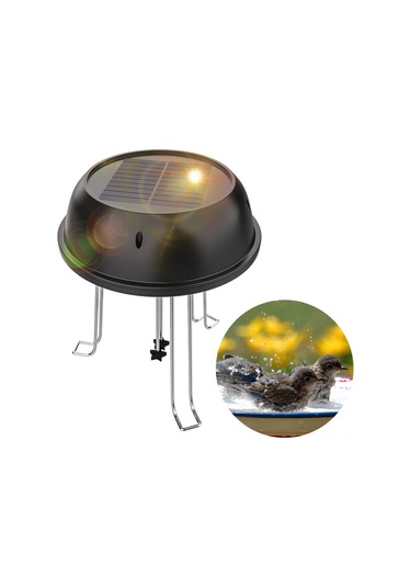 Lemestar Güneş Enerjili Kuş Banyosu Su Hareketlendirici - Pil Gerekmez, 5v 0.5w