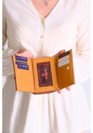 Just Polo Yeni Sezon Kolon Askılı 4 Bölmeli Kadın Omuz Çantası Ve Cüzdan Kombini Pbu217402 Yeşil Taba Yeşil - Taba