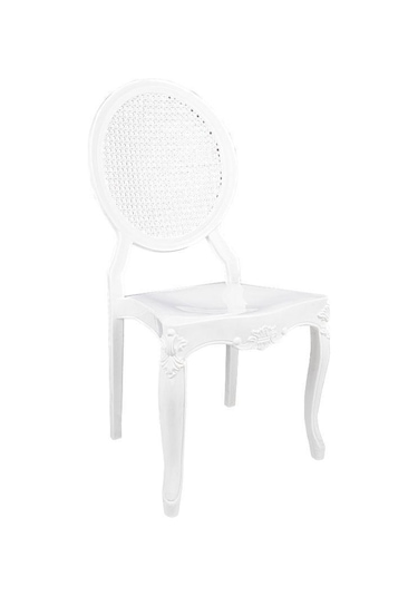 Mandella Diva Sandalye B Modeli (4 Adet) Beyaz