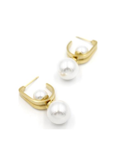 İncili Küpe - Altın Diğer