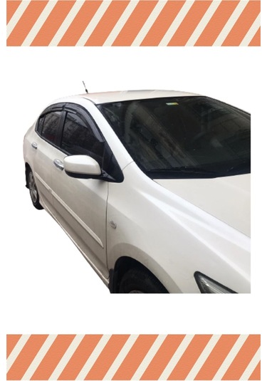 Honda City 2009 -2011 Modellerine Özel 4'lü Mügen Tip Cam Rüzgarlığı