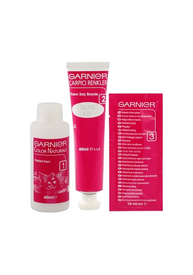 GARNİER ÇARPICI RENKLER SAÇ BOYASI 4.60 YOĞUN KOYU KIZIL
