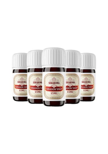 Sek Aroma Kristalize Saf Anason Yağı 5 x 15 ML