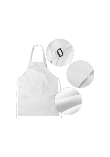 Ulzyvf Yemek Ve Ve Seti Şef Şapkası Pişirme Parçalı Önlüğü İçin Çocuk Boyama Beyaz 10 Su Beyaz