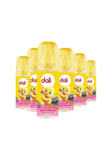 Dalin Bebek Kolonyası Sprey Çiçek Bahçesi 100 Ml 6 Adet