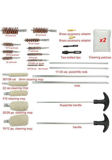 Cc Ggball 27 Parça Temizlik Bakım Paslanmaz Çelik Pamuk Fırçası