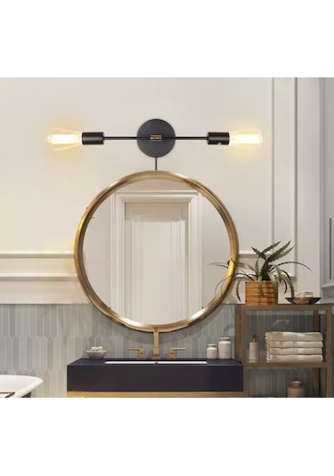 Burenze Modern Aplik Cotto Mat Siyah Aplik Şık Görsel E27 Duylu