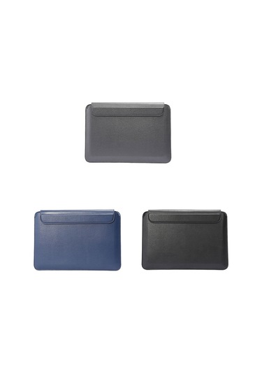 HL0066-005 Çok Fonksiyonlu Standlı Laptop Çantası Mavi with Power Bag 14.1 inch