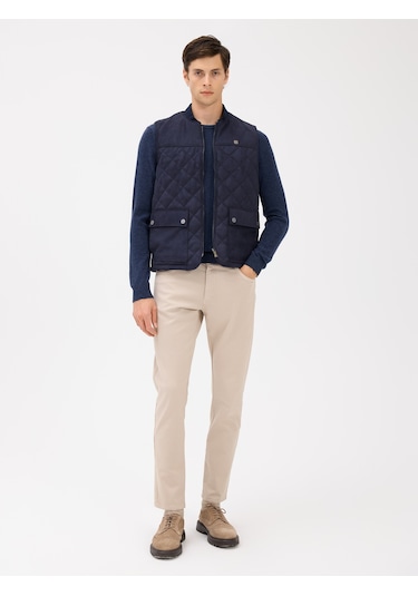 Karaca Erkek Deri Yelek-lacivert 114328003-12-50 119184 Lacivert