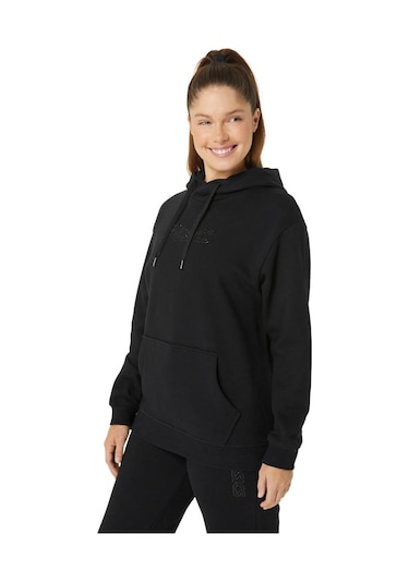 Asics ASICS LOGO OTH HOODIE Siyah Women Sweatshirt 2032C845-002
