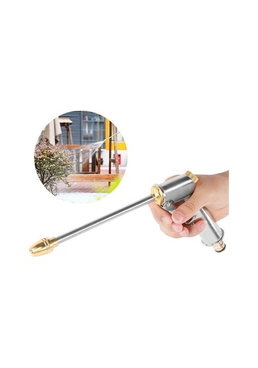 Samdoo Brasslı Zink Alyuminyum Su Spreyi - Ayarlandırabilir Basınçlı, Bahçe Sulama Ve Araba Yıkama İçin Uygun, 3/4 İnç Hortum Bağlantısı