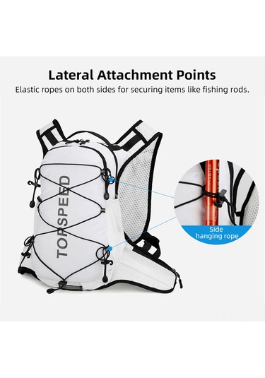 Jeehugo Siyah Su Torbalı Yüksek Kapasiteli Spor Sırt Çantası - Su Geçirmez, Yürüyüş, Bisiklet, Maraton İçin Çok Fonksiyonlu Çok Renkli