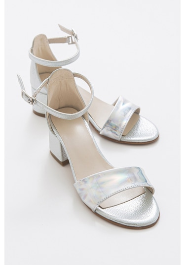 Mnpc Kız Çocuk Gümüş Topuklu Abiye Ayakkabı 24y3a9841184 Gümüş