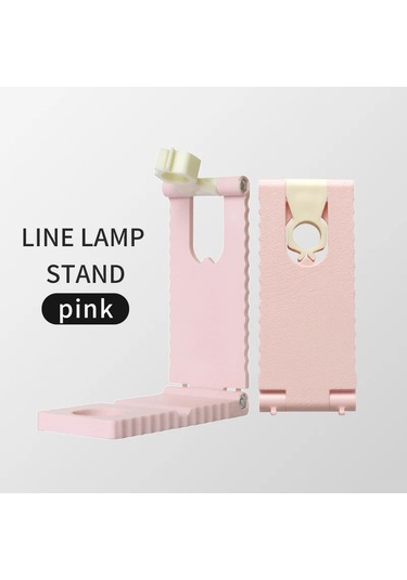 Lulaa Uv Tırnak Lambası Standı Katlanabilir Mini Tırnak Işık Standı Kurutma Jel Oje Jel Tırnak Kurutucular Standı Ev Salon Manikür Pembe