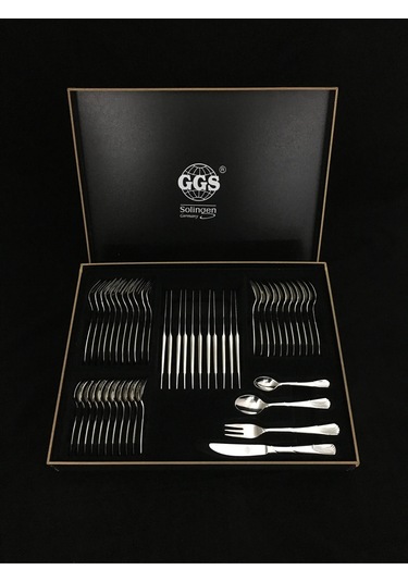 Ggs Solingen Petra Mat 96 Parça Çatal Kaşık Bıçak Takımı Füme