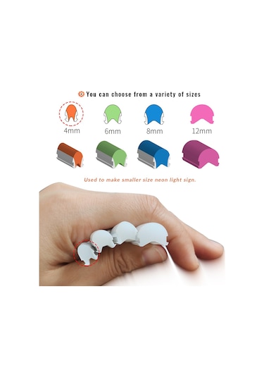 Ikinci Nesil Mor Difüzör 5 Metre 6mm Neon Led Silikon Şerit Kapağı Led Şerit İçermez Mor