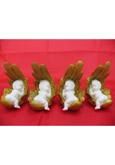 QQC 4LÜ KANATTA UYUYAN BEBEK5.8X6.5X9 CM