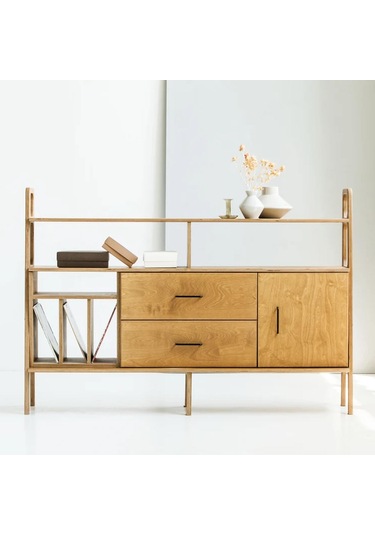 Woodesk Riva, Ahşap, Dolap Ve Konsol, 170x115, Natural Renk