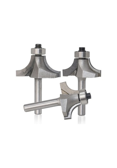 Sones 4 Adet/takım Yuvarlak Köşe Ağaç İşleme Kesici Kesme Makinesi Alaşımlı Kesici Kafa