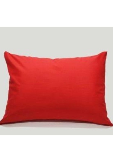 50x70cm 2adet %100 Cotton Yastık Kılıfı Kırmızı