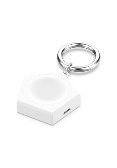 iOs Watch Uyumlu İçin Taşınabilir Evrensel Akıllı İzleme Şarj Cihazı Beyaz , Boyut:iOs Watch Uyumlu İçin