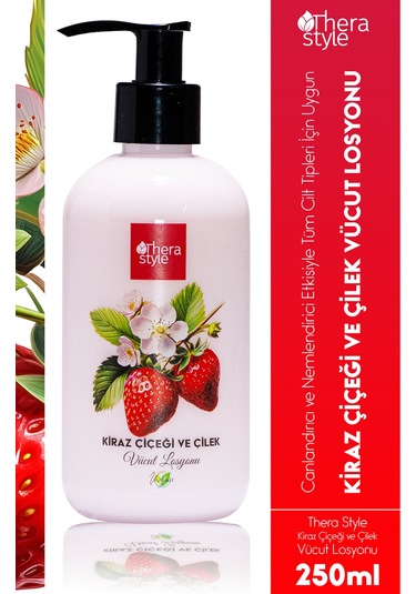 Thera Style Kiraz Çiçeği & Çilek Nemlendirci El ve Vücut Losyon 250 ML