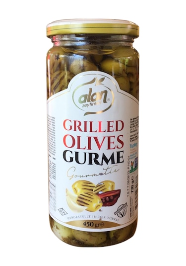 Alan Zeytinleri Izgara Yeşil Zeytin 450 G